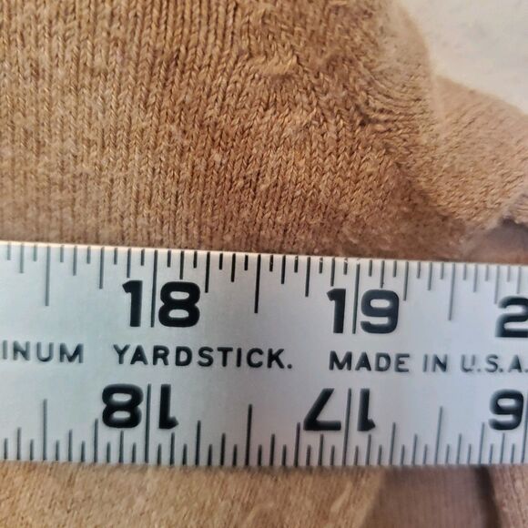 Merona Cardigan Size Medium Button Up Sweater Tan Color - Picture 9 of 12